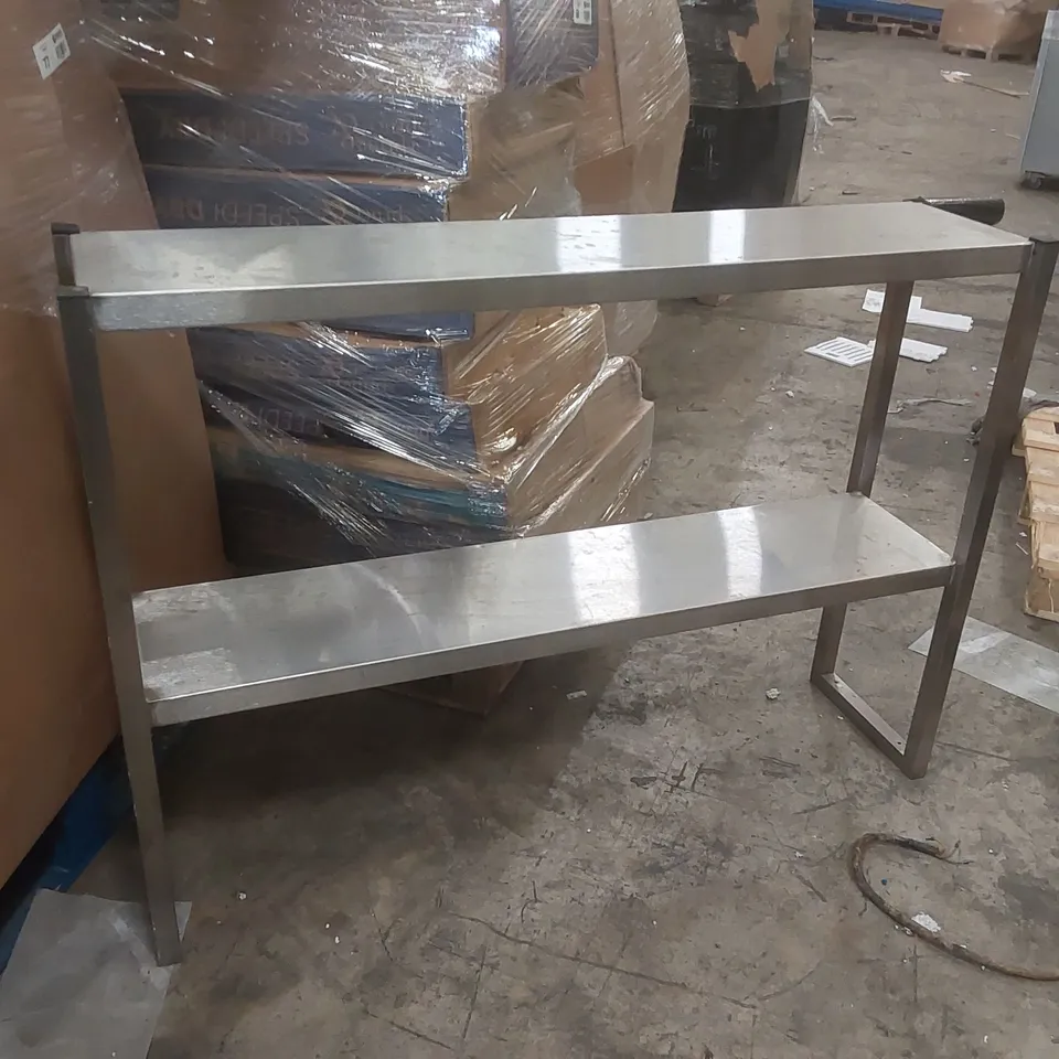 STAINLESS STEEL COMMERCIAL WORKTOP SHELF