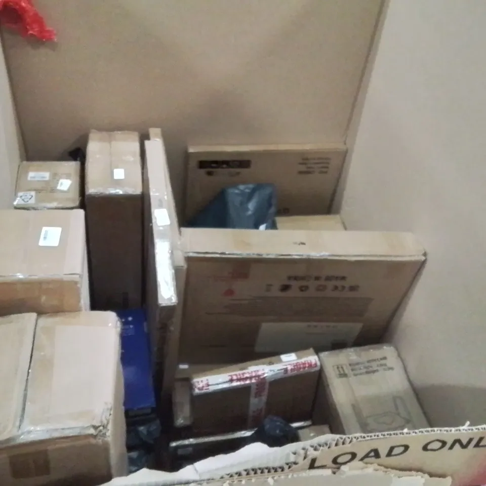 PALLET OF ASSORTED HOUSEHOLD GOODS AND PRODUCTS TO INCLUDE;WALL MOUNT FOR TVS,PICTURE FRAME