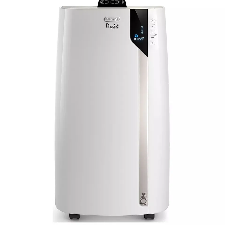 BOXED DELONGHI PINGUINO EX130CST 13000 BTU SMART AIR CONDITIONER & DEHUMIDIFIER – WHITE