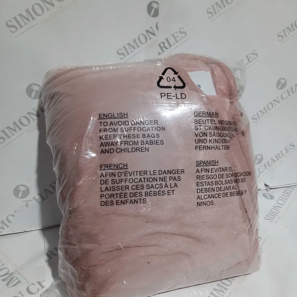 BOXED COZEE HOME HEATED BLANKET IN PINK