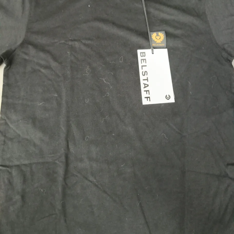 BELSTAFF CREW NECK T-SHIRT IN BLACK SIZE SMALL