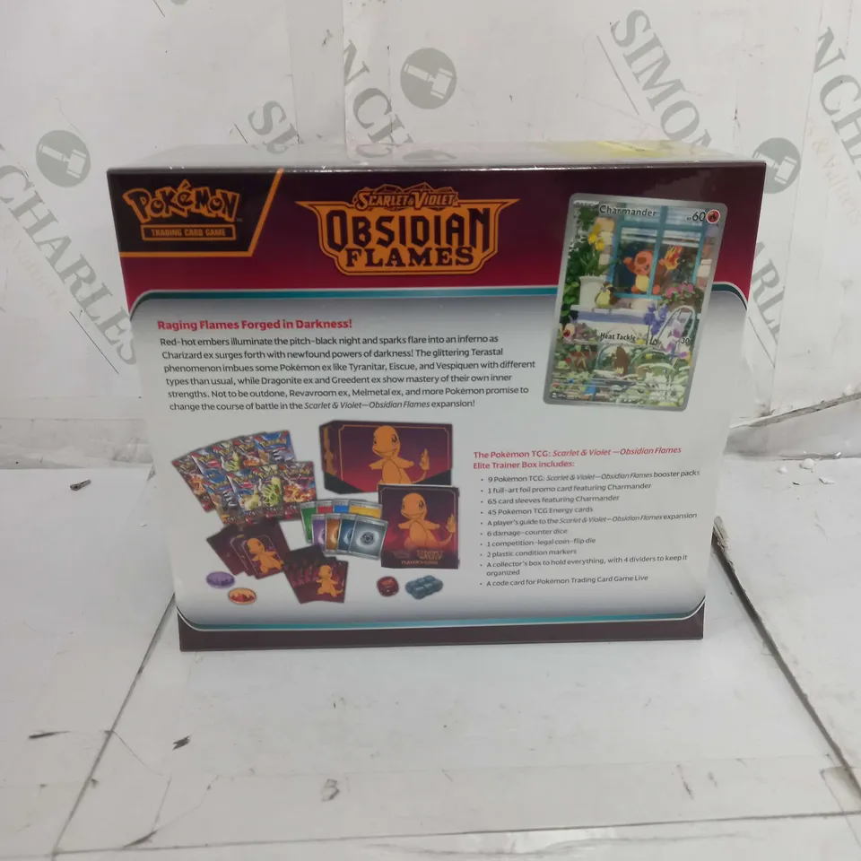 BRAND NEW SEALED POKÉMON SCARLET & VIOLET OBSIDIAN FLAMES ELITE TRAINER BOX 