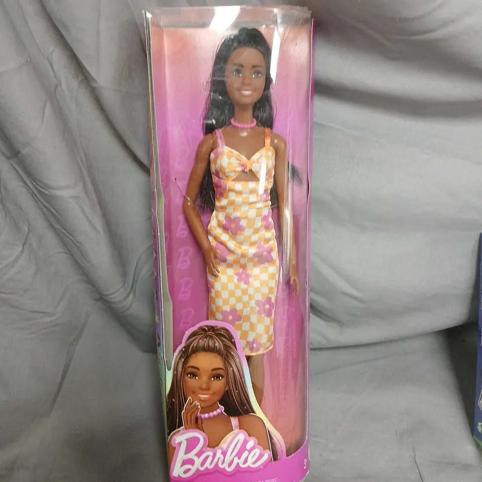 BARBIE FASHION DOLL – FLORAL DRESS, BOXED
