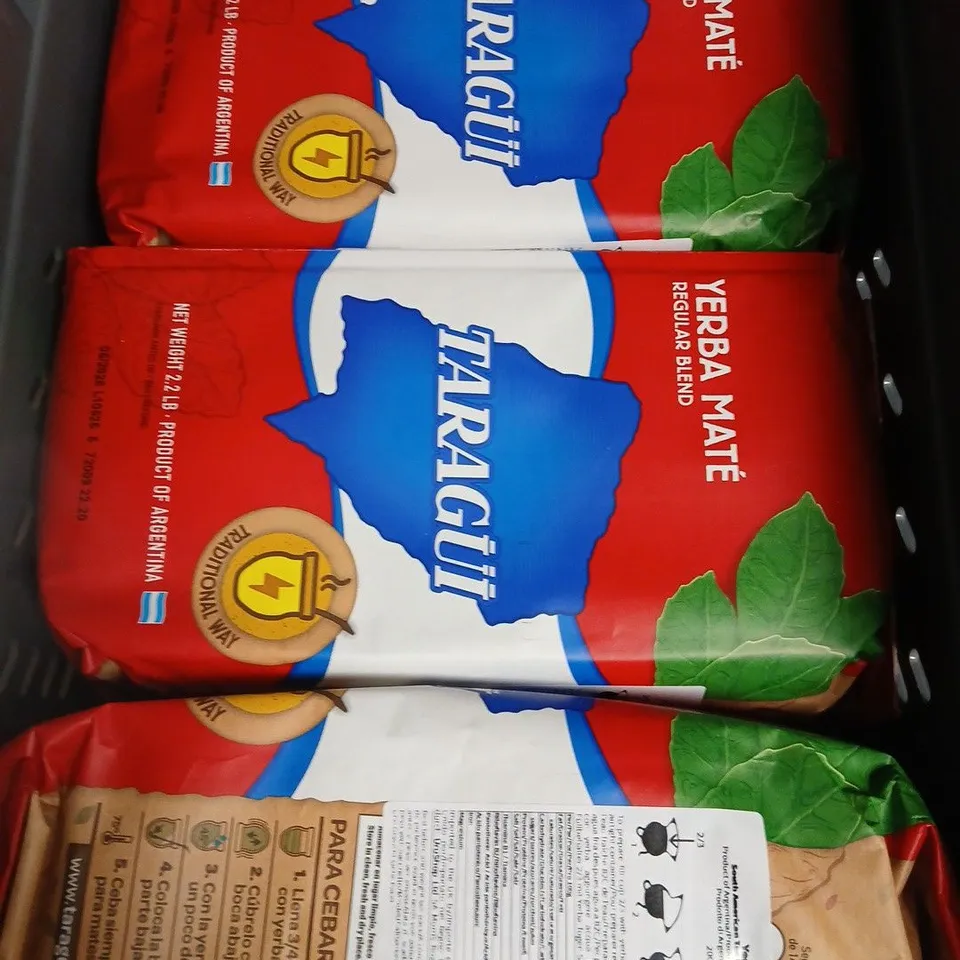 TARAGÜI YERBA MATE REGULAR BLEND – 4 X 2.2LB BAGS (ARGENTINA)