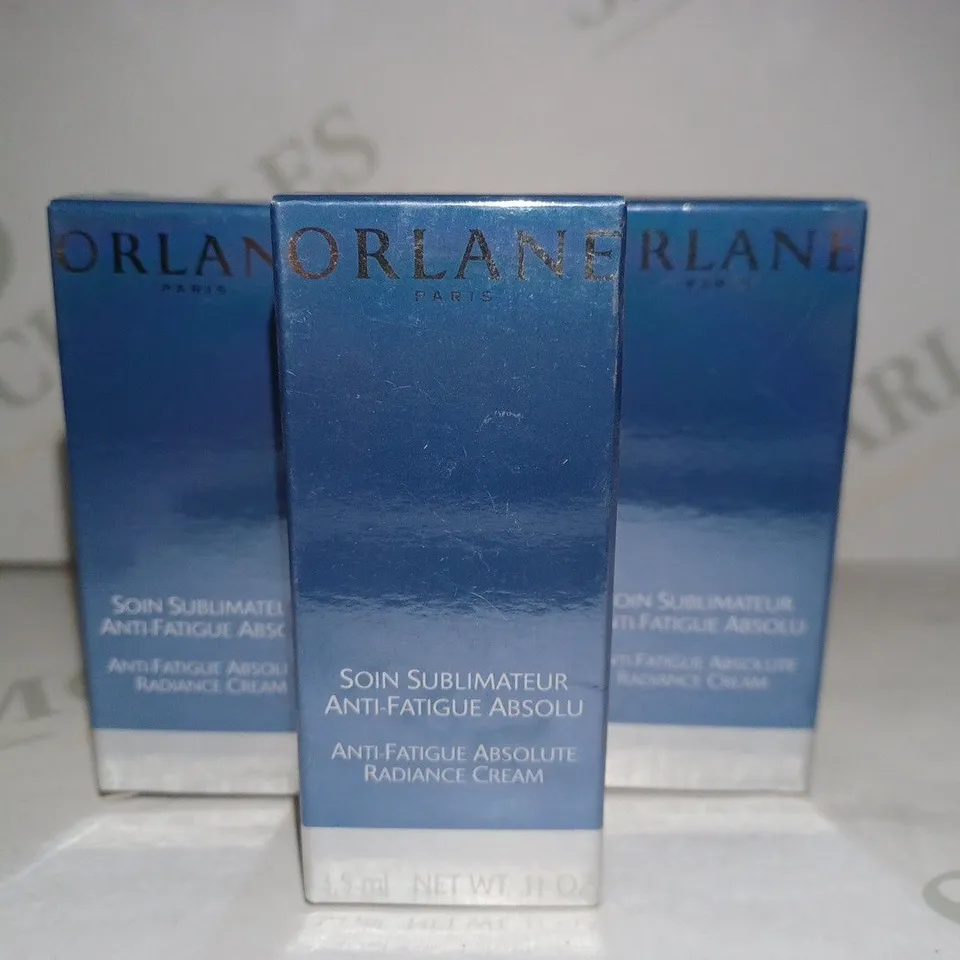 LOT OF APPROX 27 X 3.5ML ORLANE ANTI-FATIGUE ABSOLUTE RADIANCE CREAM