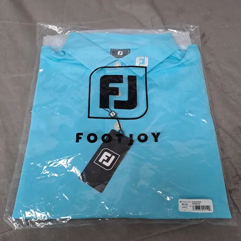 FOOTJOY EU PIQUE POLO SHIRT IN BLUE - L