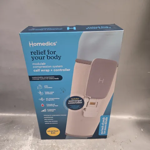 BOXED HOMEDICS MODULAIR COMPRESSION SYSTEM CALF WRAP & CONTROLLER 