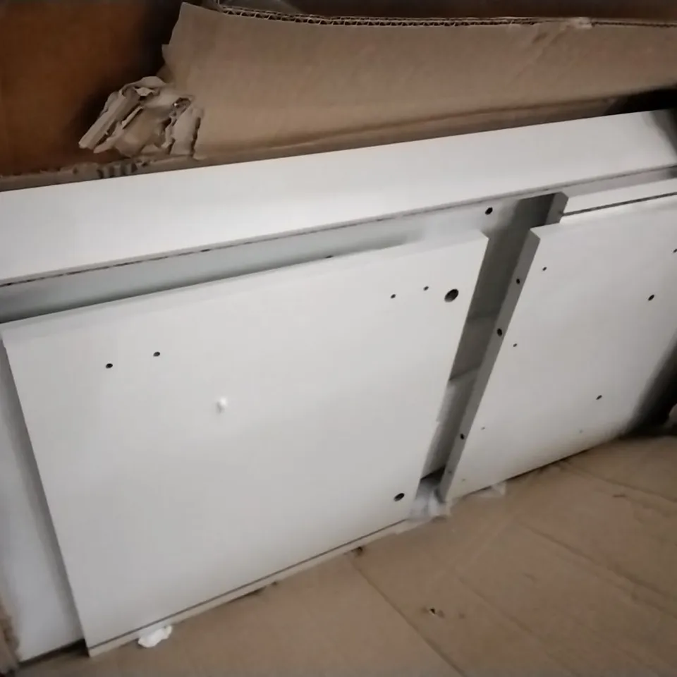 BOXED WHITE FURNITURE WOODEN PARTS 