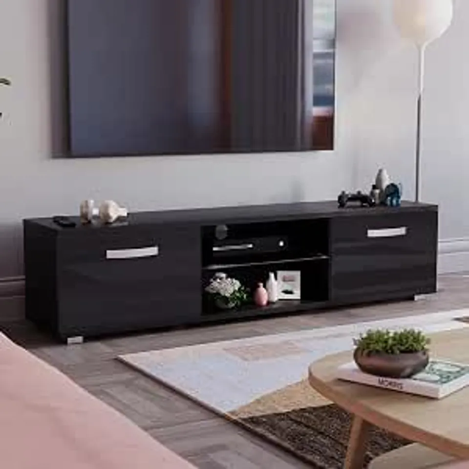 BOXED COSMO 2 DOOR LED TV UNIT, 160CM