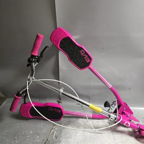 EVO LIGHT UP JUNIOR V-FLEX SCOOTER - PINK - COLLECTION ONLY 