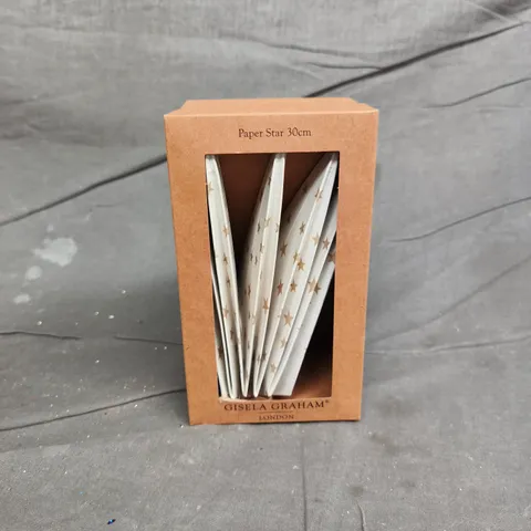 APPROXIMATELY 120 GISELA GRAHAM 30CM PAPER STARS IN WHITE