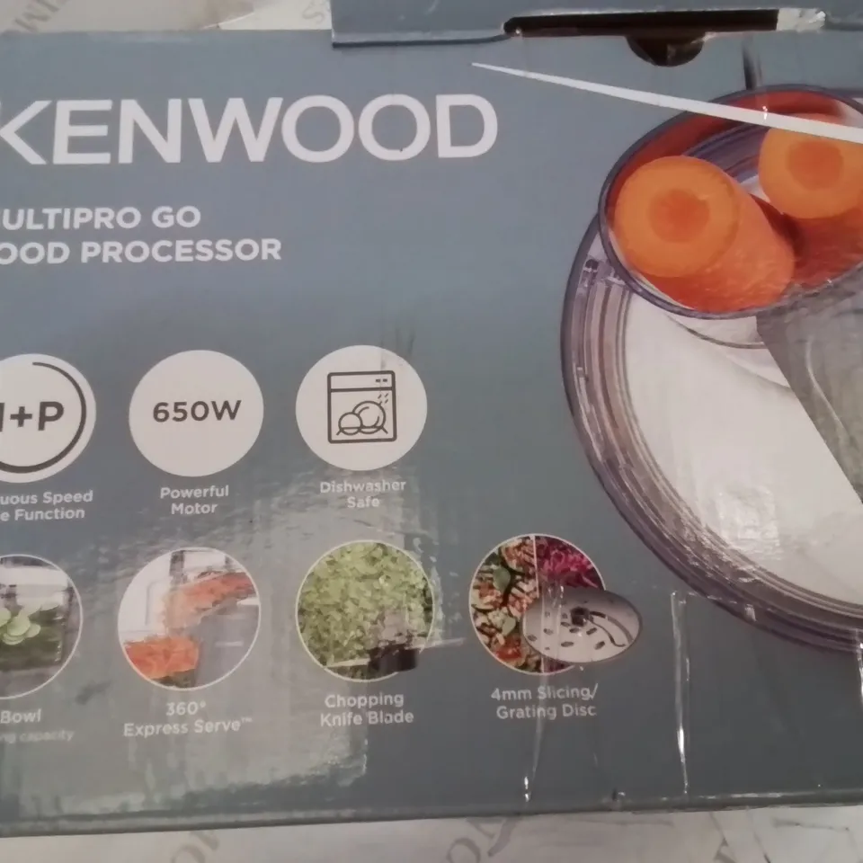 BOXED KENWOOD MULTIPRO GO FOOD PROCESSOR 