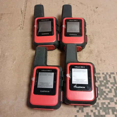 4 X GARMIN INREACH MINI 2 WITH ACCESSORIES