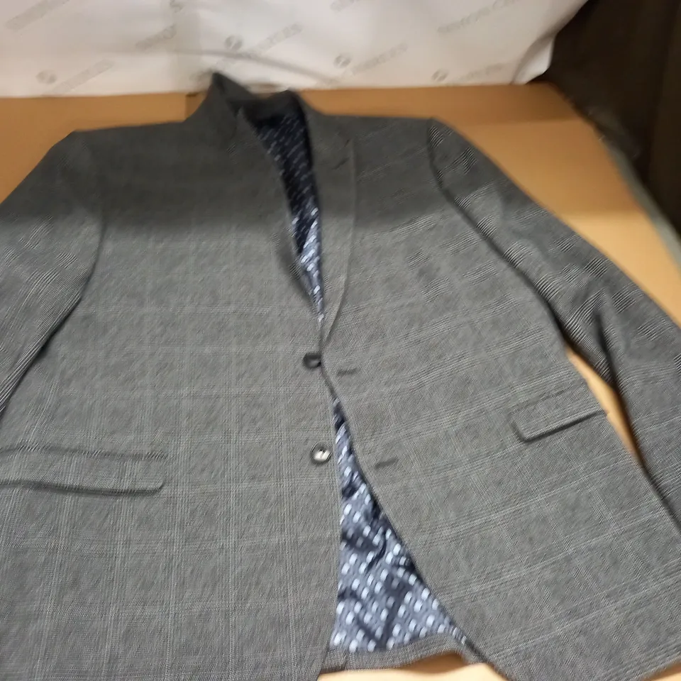 NEXT TAILORING SLIM FIT GREY SUIT JACKET - 48R