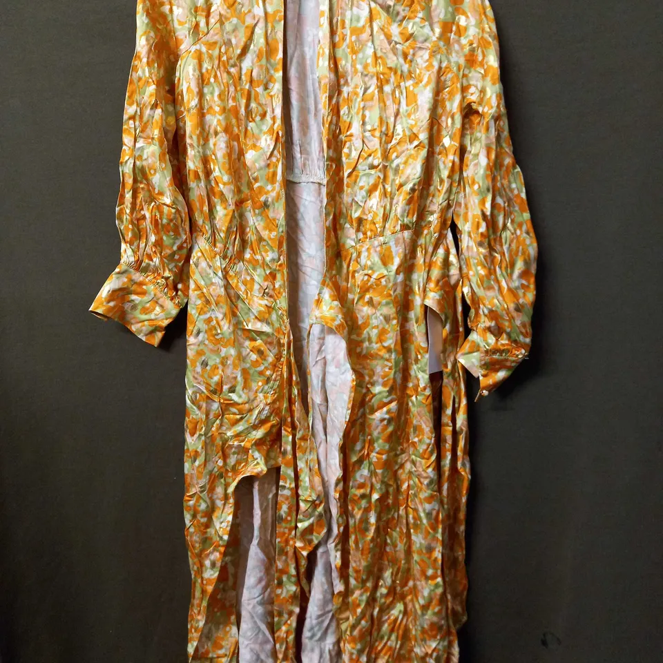 NEVER FULLY DRESSED GOLD FLECK MIDI VIENNA DRESS - UK 14