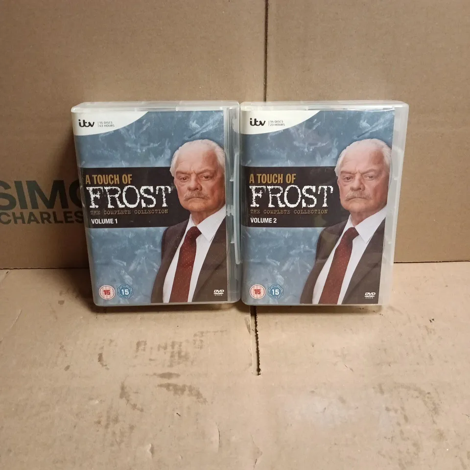 A TOUCH OF FROST THE COMPLETE COLLECTION VOLUME 1 AND 2 (19 DISCS IN TOTAL)
