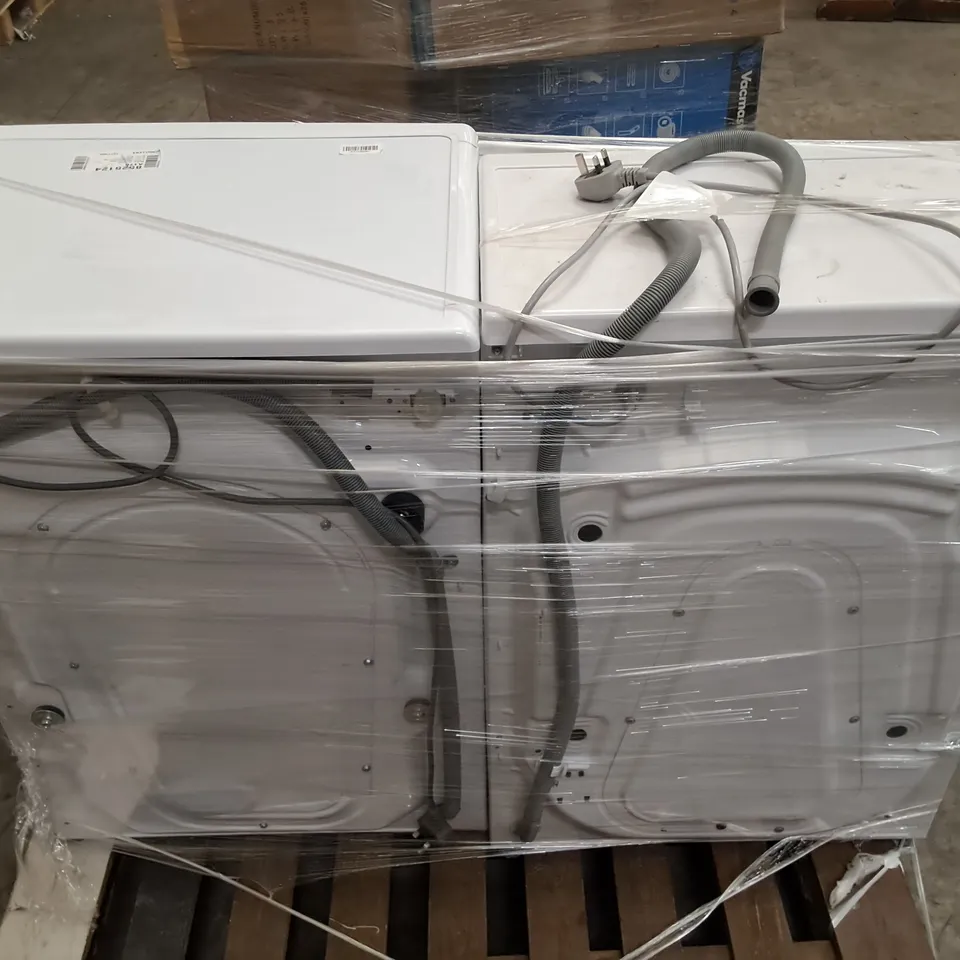 HOOVER H WASH 300 9KG WASHING MACHINE WHITE AND HISENSE FREESTANDING 6KG WASHING MACHINE WHITE - UNPROCESSED RAW RETURNS