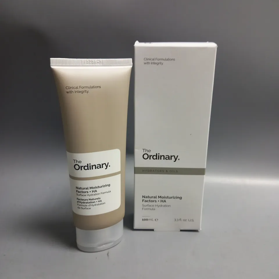 BOXED THE ORDINARY NATURAL MOISTURIZING FACTORS - HA FACE CREAM 100ML