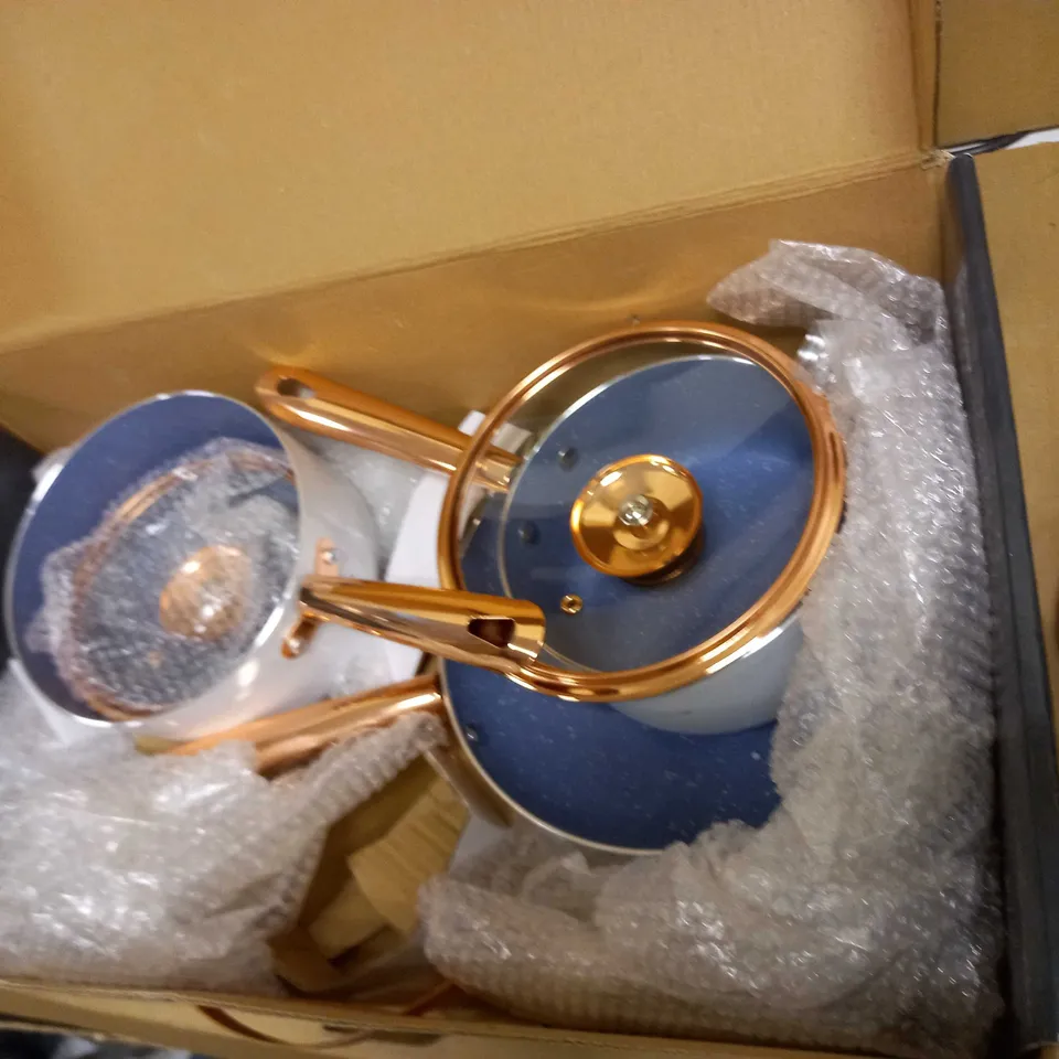 TOWER LINEAR INDUCTION FRYING PAN AND SAUCEPAN SET