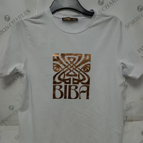 BIBA LOGO T-SHIRT WHITE