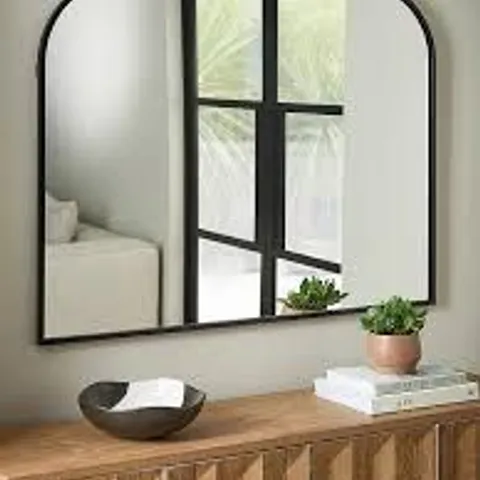 BOXED ROUNDED ARCHED MIRROR 90 X 120CM
