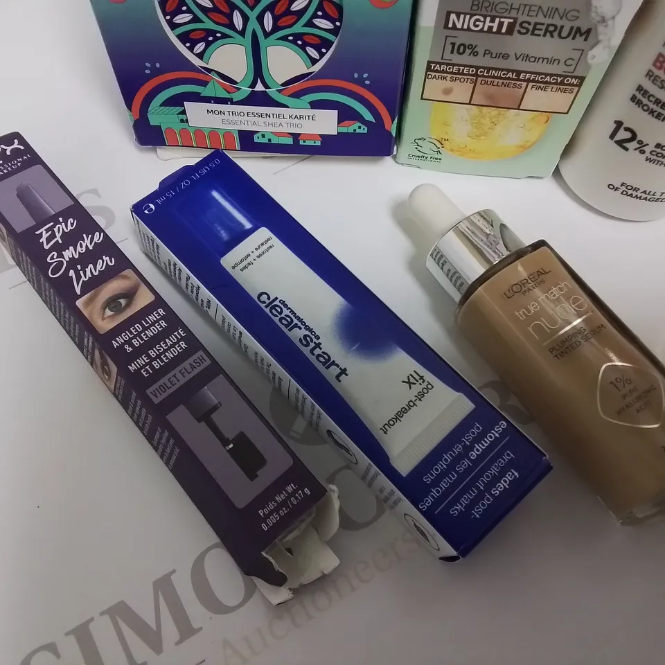 LOT OF 7 ASSORTED BEAUTY ITEMS TO INCLUDE LOREAL AND GARNIER 