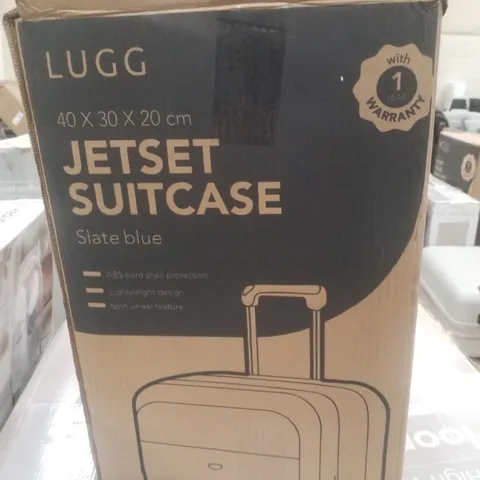 BOXED LUGG JETSET SUITCASE 40Γ30Γ20CM - SLATE BLUE