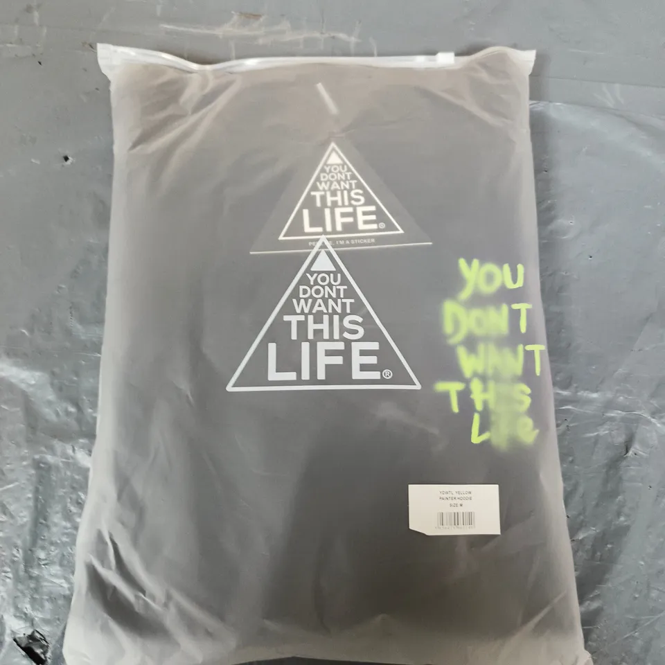 YOU DON'T WANT THIS LIFE PAINTER HOODIE – SIZE M