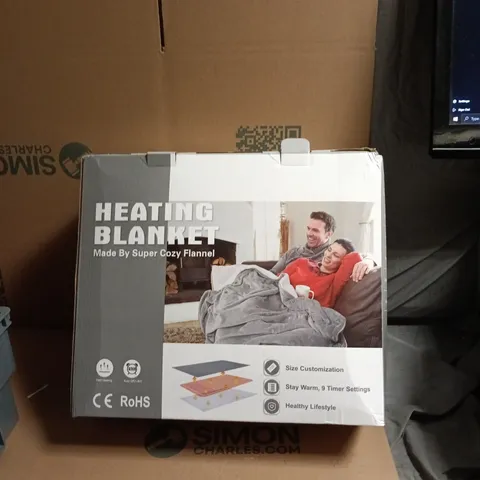 HEATING BLANKET BY SUPER COZY FLANNEL – BOXED