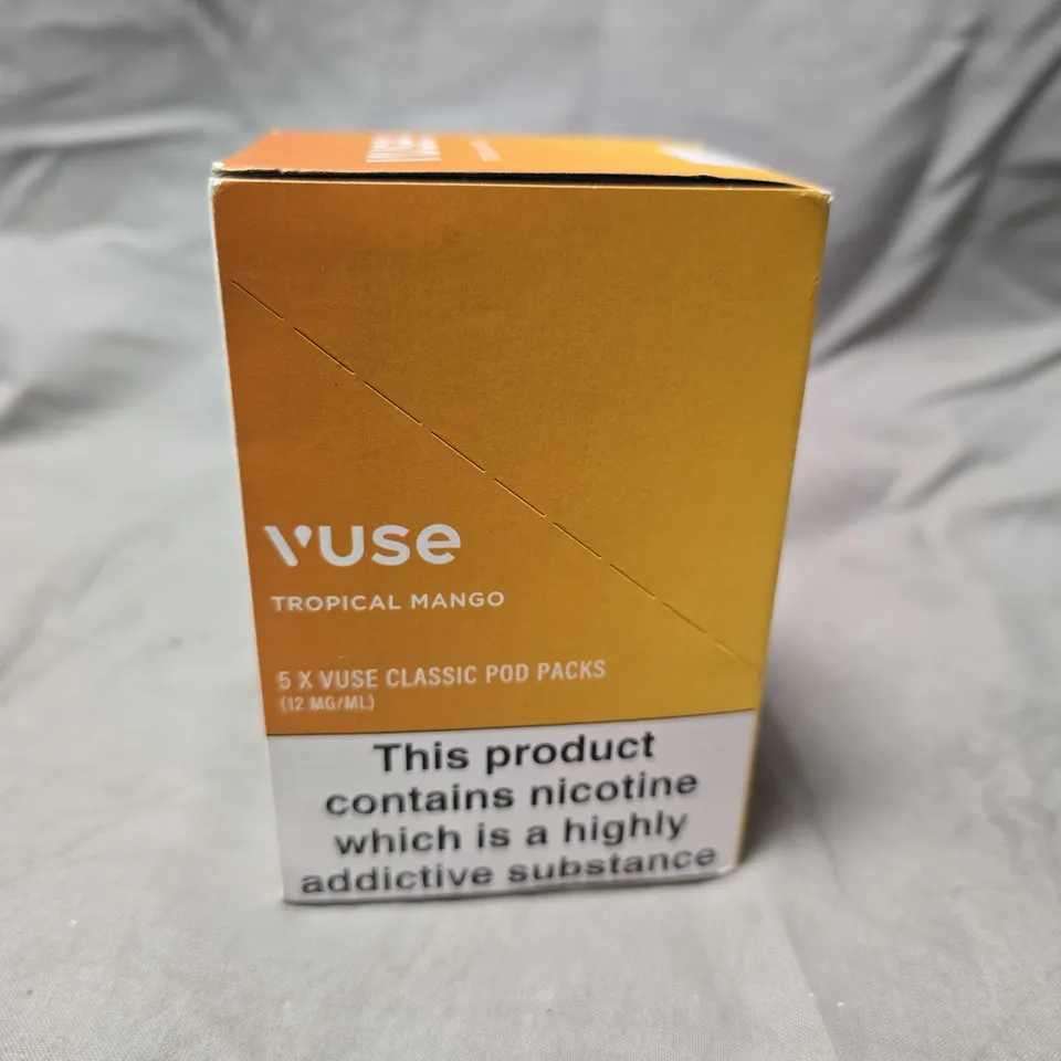 VUSE TROPICAL MANGO POD PACKS – 5 X CLASSIC PODS (12 MG/ML)