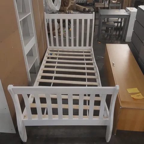 WOODEN ORION SLEIGH BED - 90CM SINGLE