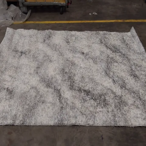 SAIMA POWER LOOM CREAM/GREY RUG // 160 X 213CM