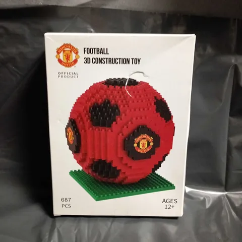 MANCHESTER UNITED FOOTBALL 3D CONSTRUCTION TOY – 687 PIECES, AGES 12+