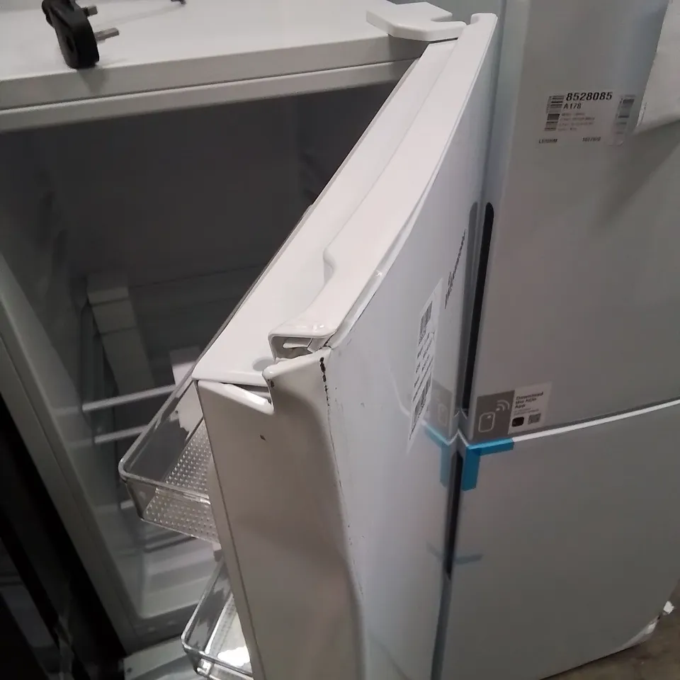 FRIDGEMASTER 50CM FREESTANDING 60/40 FRIDGE FREEZER IN WHITE MC50175A - UNPROCESSED RAW RETURN
