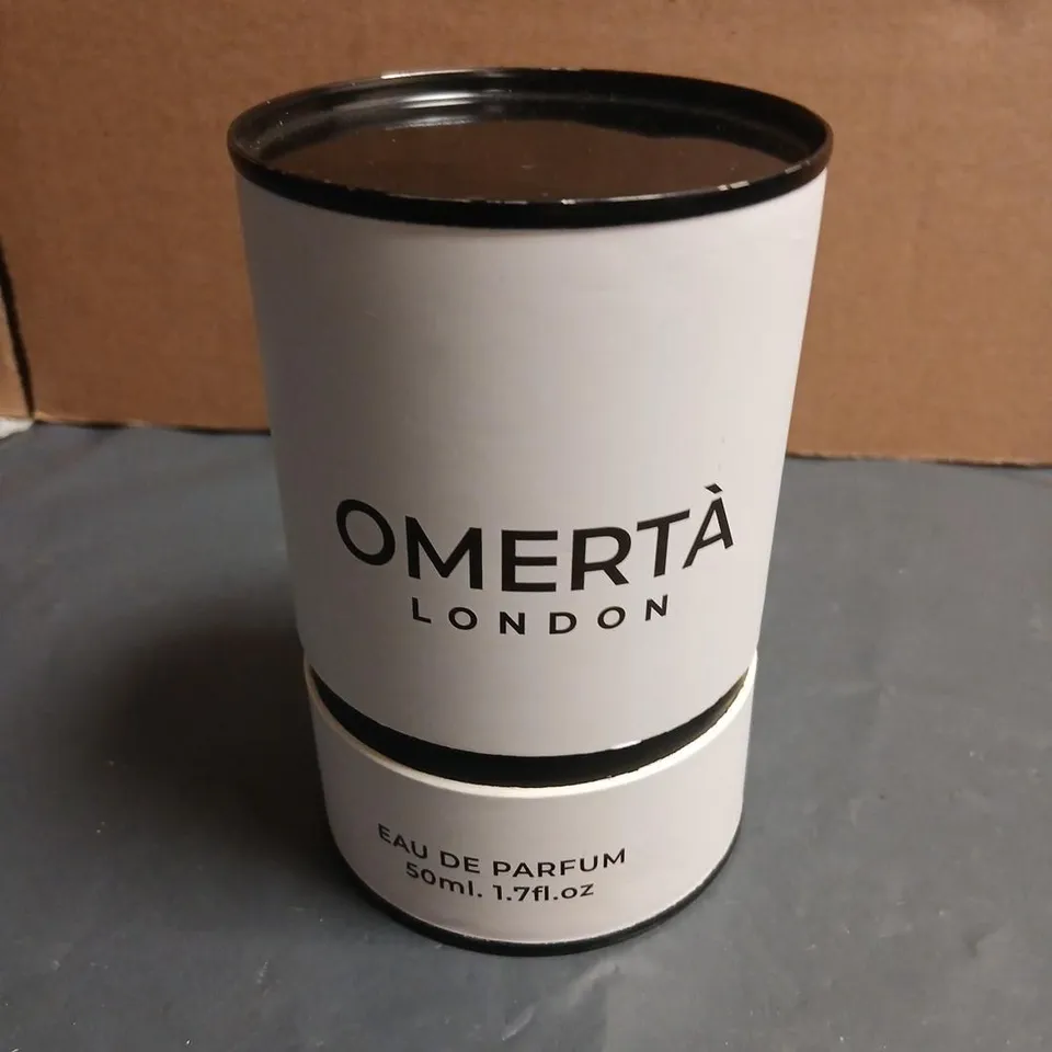 BOXED OMERTA LONDON EAU DE PARFUM 50ML