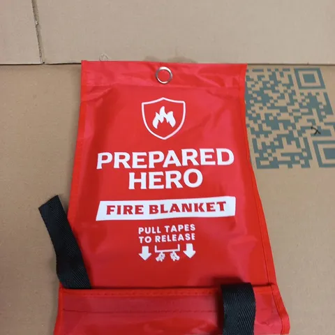 PREPARED HERO FIRE BLANKET – RED SAFETY POUCH