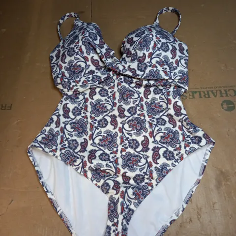 BODEN PATTERN ALL IN ONE SWIMMING COSTUME SIZE 34D