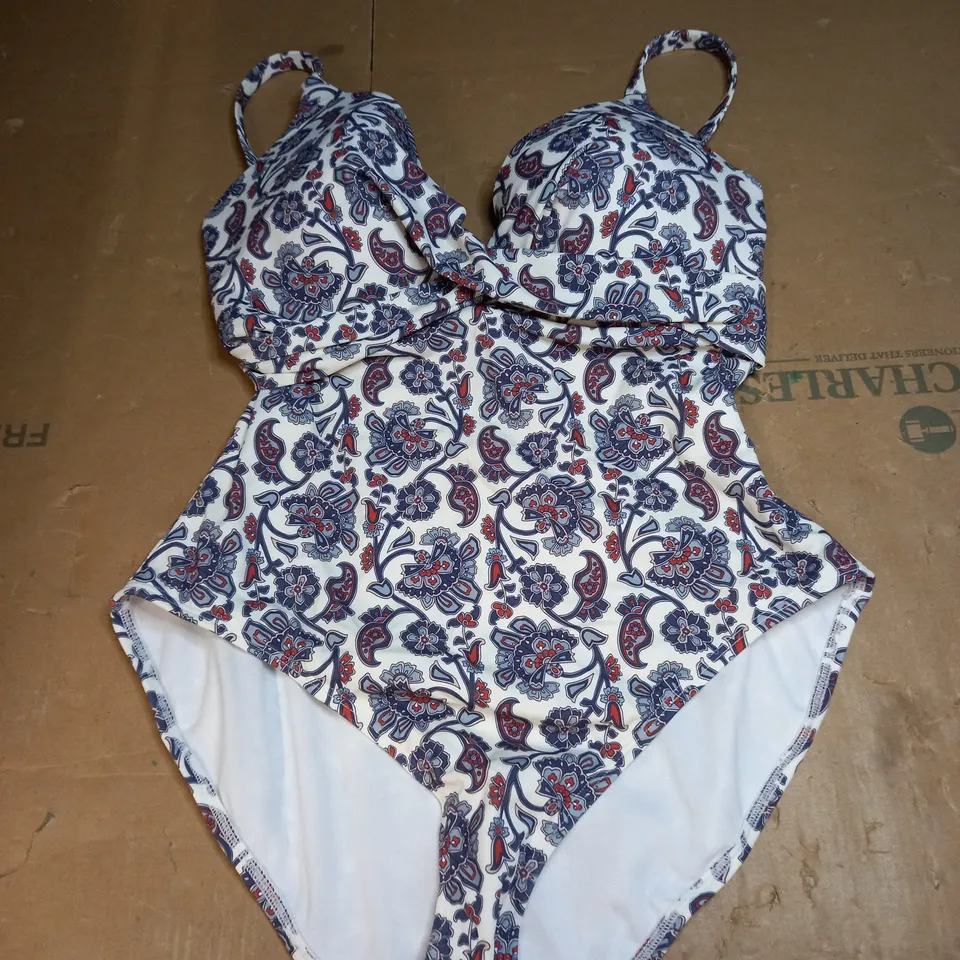BODEN PATTERN ALL IN ONE SWIMMING COSTUME SIZE 34D