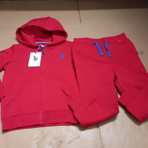 U.S. POLO ASSN KIDS TANGO RED 2-PIECE SET - 36M