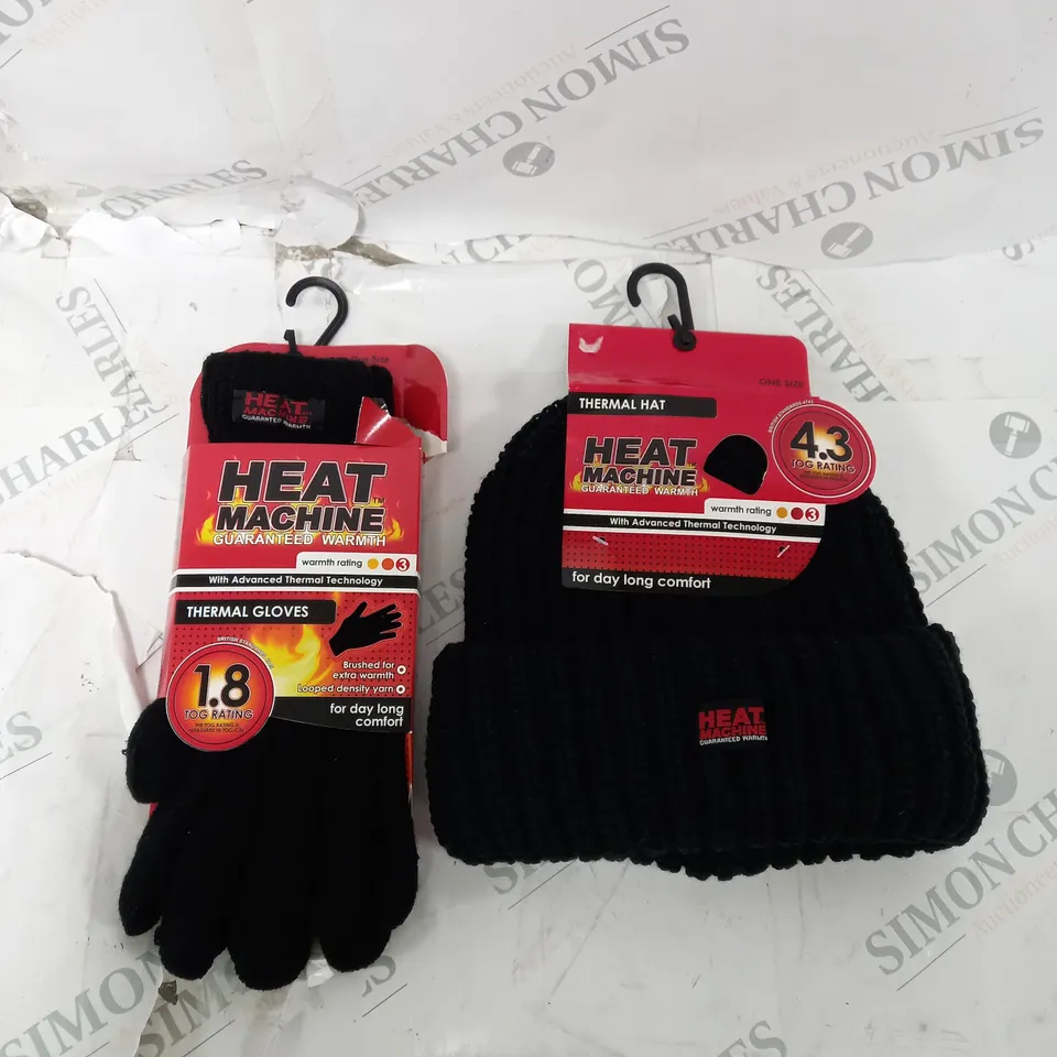 HEAT MACHINE THERMAL HAT AND GLOVES