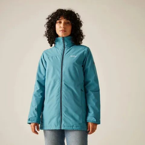 BRAND NEW REGATTA WOMENS TAMLIN INSULATED WATERPROOF JACKET IN STORM BLUE SIZE UK 26