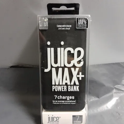 BOXED JUICE MAX+ POWER BANK 7 CHARGERS 