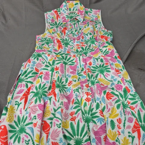 BODEN AMY SLEEVELESS SHIRT DRESS SIZE 10R