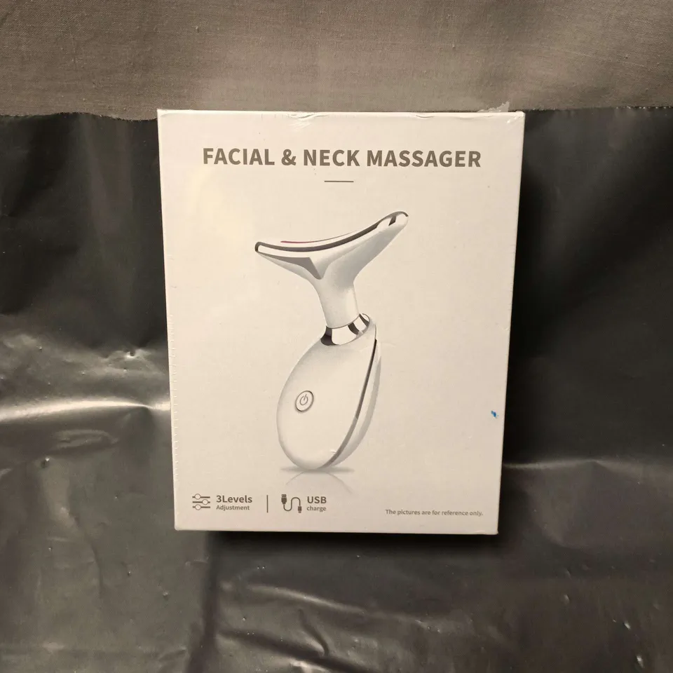 FACIAL & NECK MASSAGER – BOXED, USB CHARGING