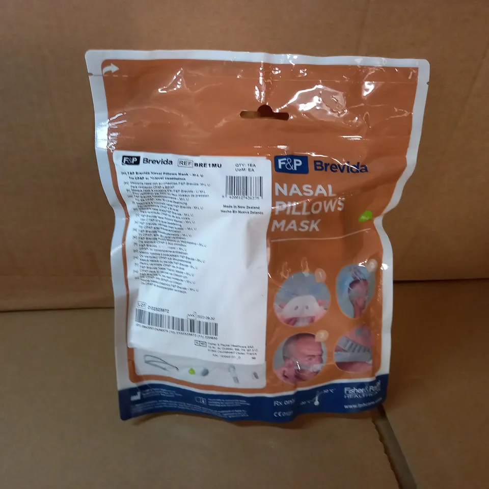 F&P BREVIDA NASAL PILLOWS MASK - M/L