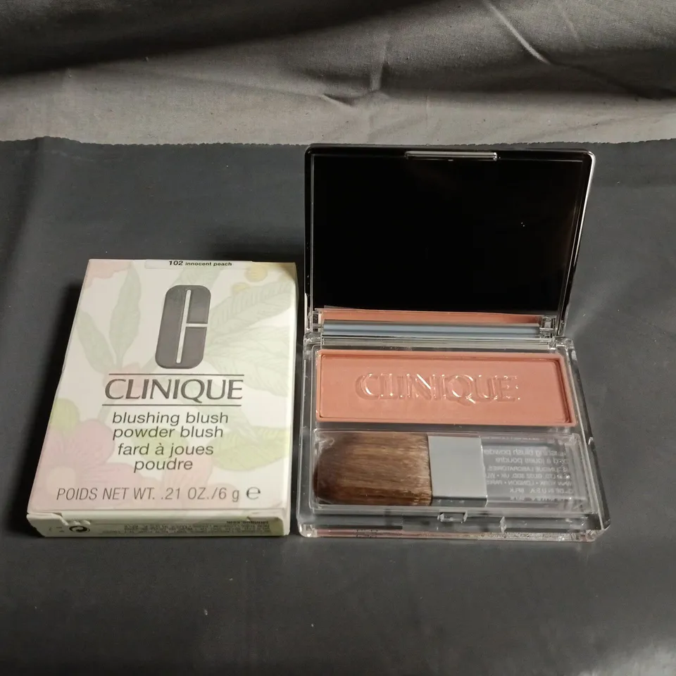 CLINIQUE BLUSHING BLUSH POWDER BLUSH – SHADE 102 INNOCENT PEACH