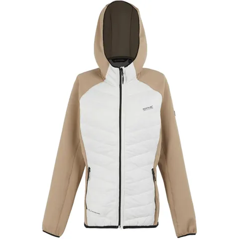 BRAND NEW REGATTA WOMEN'S ANDRESON VIII HYBRID JACKET IN BLANC DE BLANC/WARM TAUPE SIZE 10