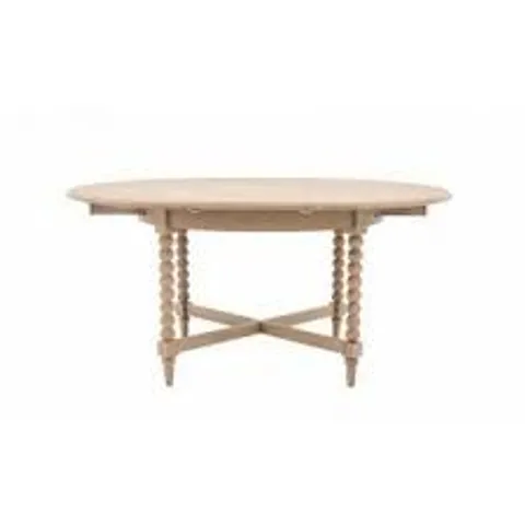 BOXED GALLERY DIRECT ARTISAN ROUND EXTENDING DINING TABLE (1 BOX)