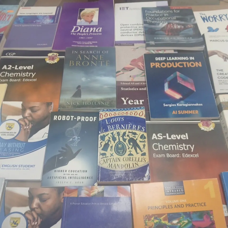 LARGE QUANTITY OF ASSORTED FICTION & NON-FICTION BOOKS TO INCLUDE WORKS FROM ANDY BECKETT, JANICE HELLETT, STANLEY TUCCI, ETC - COLLECTION ONLY