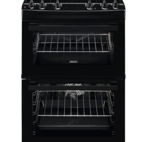 ZANUSSI FREESTANDING ELECTRIC COOKER WITH INDUCTION HOB - BLACK - A/A RATED Model ZCI66080BA